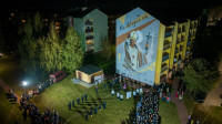 Poświęcenie Muralu i Podziekowania za Uroczystość 21 maja 2023 - plac