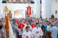 Uroczystości Dnia Patrona Miasta i Pierwszy Odpust św. Jana Pawła II - w kościele