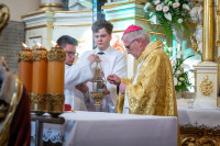 Uroczystości Dnia Patrona Miasta i Pierwszy Odpust św. Jana Pawła II - w kościele
