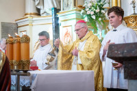 Uroczystości Dnia Patrona Miasta i Pierwszy Odpust św. Jana Pawła II - w kościele