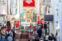 Uroczystości Dnia Patrona Miasta i Pierwszy Odpust św. Jana Pawła II - w kościele