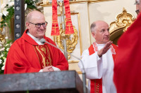 Uroczystości Dnia Patrona Miasta i Pierwszy Odpust św. Jana Pawła II - w kościele