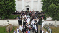 2026-05-12 Pogrzeb ks. Kan Józefa Brzozowskiego z drona